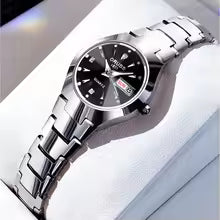 ORUSS Smart Luxury Quartz Watch – Women’s Fashion Stainless Steel with Day & Date Function